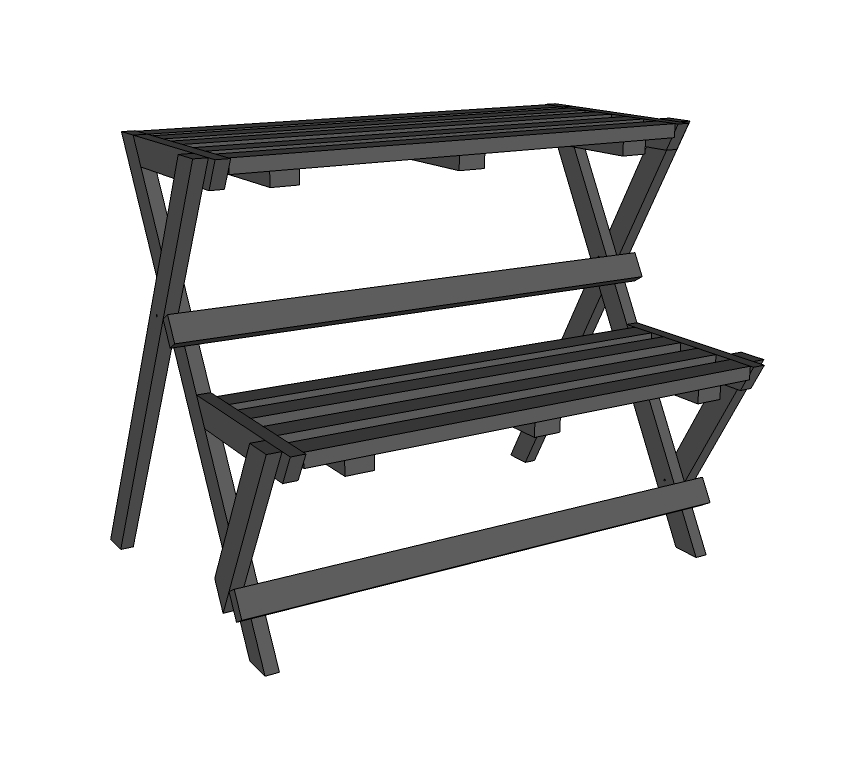 Folding Plant Stand Ana White
